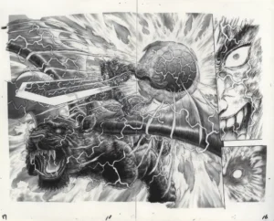 Fac-similé officiel Berserk, alliance Guts et Zodd tome 32 par Kentaro Miura